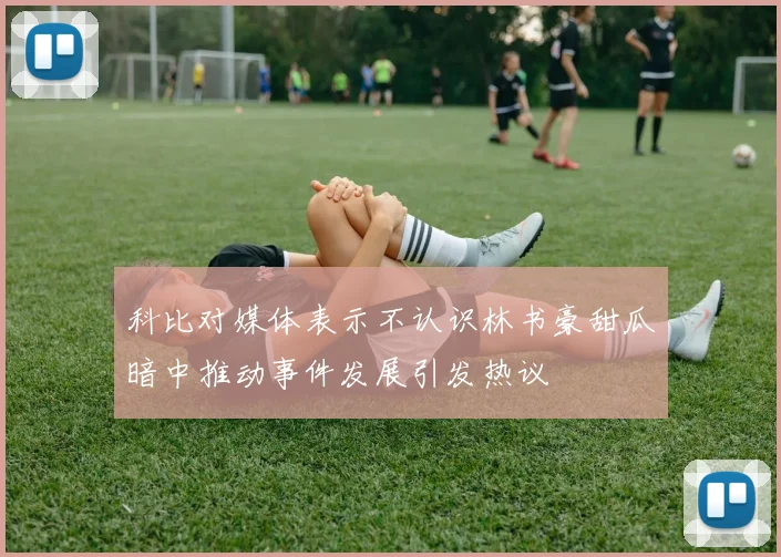 科比对媒体表示不认识林书豪甜瓜暗中推动事件发展引发热议